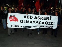 Tkp'liler Libya Saldırısını Protesto Etti