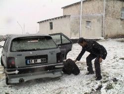 Ardahan'a Yılın İlk Karı Yağdı!