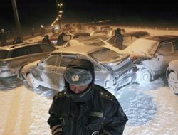 Rusya'da 45 Araçlık Zincirleme Kaza