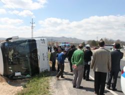 Japon Turistleri Taşıyan Tur Otobüsü Devrildi: 22 Yaralı