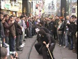 Nostaljik Tramvay Pandomim Gösterisinde Rol Aldı