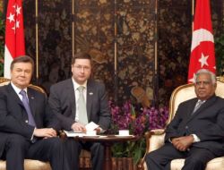 Ukrayna ve Singapur Cumhurbaşkanları