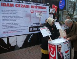 İdam Cezasını İsteyen Vatandaşlardan İmza Kampanyasına Destek