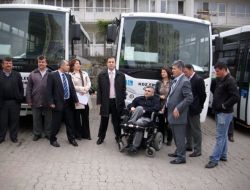 11 Engelli Otobüsü İçin Tören Düzenlendi