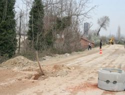 İş Makinesi Doğalgaz Boru Hattını Parçaladı, Yürekler Ağza Geldi