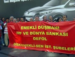 Emekliler, IMF ve Dünya Bankası'nı Protesto Etti!