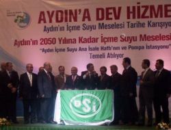 Veysel Eroğlu, İshale Hattının Temel Atma Törenine Katıldı