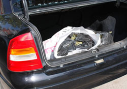 Karadağ'da 100 kilo esrar ele geçirildi