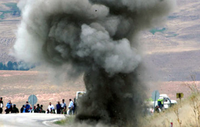 İki ayrı yerde mayın tuzağı