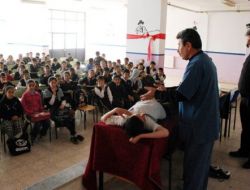 Midyat’ta Öğrenciler Trafik Ve İlk Yardım Konusunda Bilgilendirildi