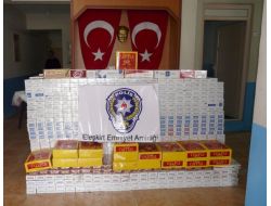 25 BİN PAKET KAÇAK SİGARA