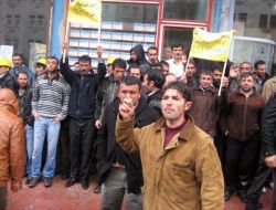 Oltu'da Çalışan Kömür İşçileri Erzurum'da Eylem Yaptı