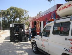 Kızılay'dan Libya’ya Gaz Maskesi, Çadır Ve Gıda Malzemesi