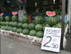 İran Karpuzu Kilosu Tezgahlardaki Yerini Aldı