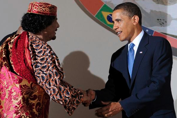 Kaddafi'den Obama'ya..
