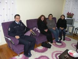 Görele'de Polis, Şehit Aileleri İle Gazileri Ziyaret Etti