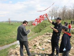 Keşan Emniyeti, Uçurtma Uçurup Fidan Dikti