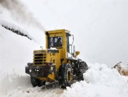 Gümüşhane'de Kardan Kapanan Köy Yolları Ulaşıma Açılıyor