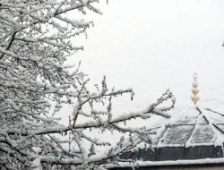 Elbistan'da Yoğun Kar Yağışı