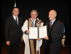 Kosova Eski Cumhurbaşkanı Sejdiu'ya Fahri Doktora Unvanı