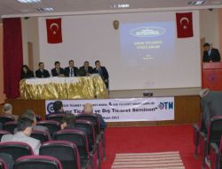Kilis’te Sınır Ticareti Semineri Verildi