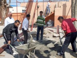 Öğretmenler Okulun Çevre Düzenlemesi İçin Kolları Sıvadı