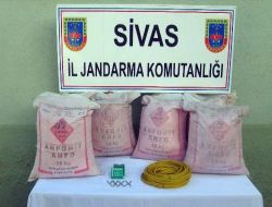 Sivas'ta Patlayıcıları Usülsüz Bulunduran Şantiyeye Jandarma Baskını
