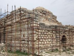 Tarihi Edirne Sarayı'nda Restorasyon Çalışmaları Devam Ediyor
