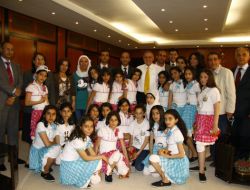 Başkan'ın Koltuğuna Halepli Çocuklar Oturdu