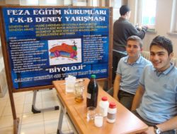 Özel Feza Liseleri'nden Deney Yarışması