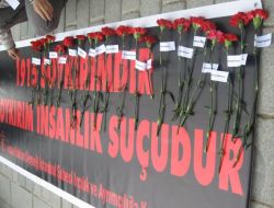 İhd'lilerden,1915'te Ermenilerin Öldürdüğü İddiasıyla Eylem