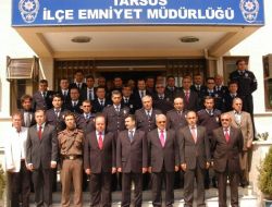 Tarsus’ta 19 Başpolis Rütbe Taktı