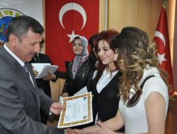 Zile‘de Girişimcilere Sertifika Verildi