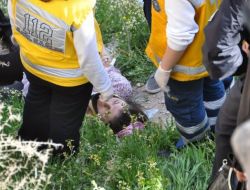 7 Aylık Hamile Kadın Surlardan Düştü