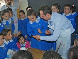 Kaymek’ten Öğrencilere Ebru Tanıtımı