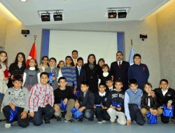 Yıldırımhanlı Öğrenciler, Bakan Çubukçu’yu Ziyaret Etti