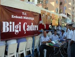 Erdemli Müftülüğü Bilgi Çadırı Kurdu