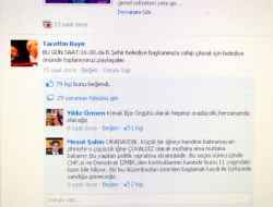 Operasyona Tepki İçin Facebook'tan Haberleştiler