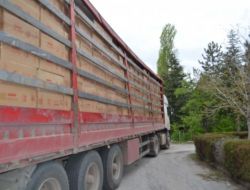 ÇANKIRI'DA BİR TIR DOLUSU KAÇAK SİGARA