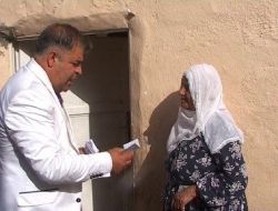 Cizre’de Seçmen Bilgi Kağıtlarının Dağıtımı