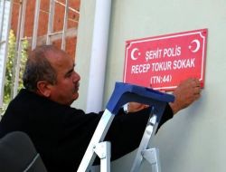 Şehit Polisin İsmi Ailesinin Oturduğu Sokağa Verildi