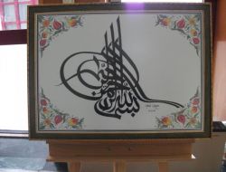 Gaziantepli Öğretmen 50 Hat Eserini Kahramanmaraş’ta Sergiledi