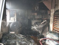 Şekerleme İmalathanesi Yangında Kül Oldu