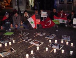 Suriye Konsolosluğu Önünde Protesto