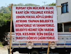 Avcılı Köyü'nde Vatandaşlar Belediyeyi Protesto Etti