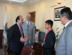 Hatay’ın Yıldızı, Kaymakam Özyiğit'i Ziyaret Etti