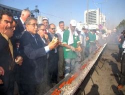 Kayseri'de 'dünyanın En Ağır Sucuğu' İle Rekor Denemesi Yapıldı
