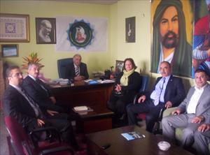 Ömer Hatipoğlu alevi dedeleriyle buluştu