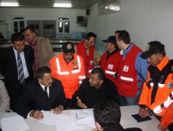 VEYSEL EROĞLU DEPREM BÖLGESİNDE..