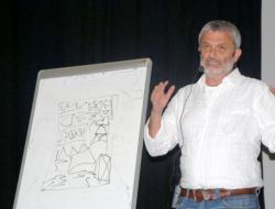 Karikatürist Memecan Söyleşide Öğrencileri Güldürdü